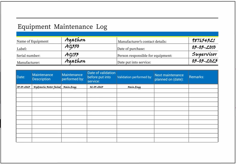 IIOT sample report